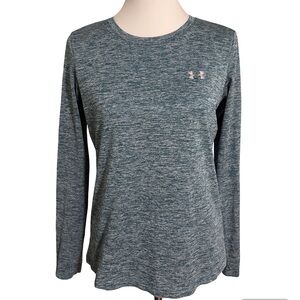 Under Armour Heatgear Women's Heathered Gray Long Sleeve Tee